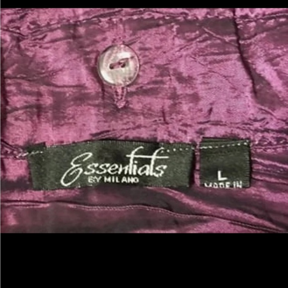 Essentials by Milano purple textured top - Picture 4 of 6